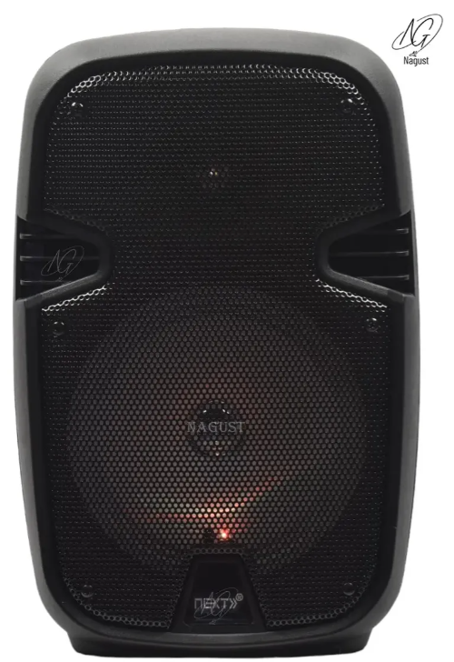 Parlante Bluetooth portátil Next de 16W RMS con luces LED - Disfruta sonido claro y alta portabilidad en reuniones