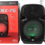 Parlante Bluetooth portátil Next de 16W RMS con luces LED - Disfruta sonido claro y alta portabilidad en reuniones