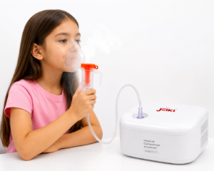 Nebulizador compresor médico Jziki Zk-715 portátil para adultos y niños - Facilita tratamientos respiratorios seguros en casa