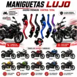Maniguetas de lujo para Pulsar NS200 en varios colores disponibles