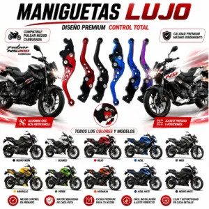 Maniguetas Lujo Moto Pulsar Ns 200 Acces