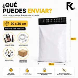Bolsa de Seguridad 20*30 100 Unidades