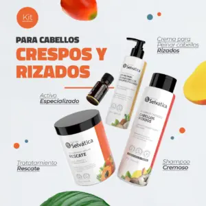 Kit nutrición de crespos con shampoo, tratamiento y crema