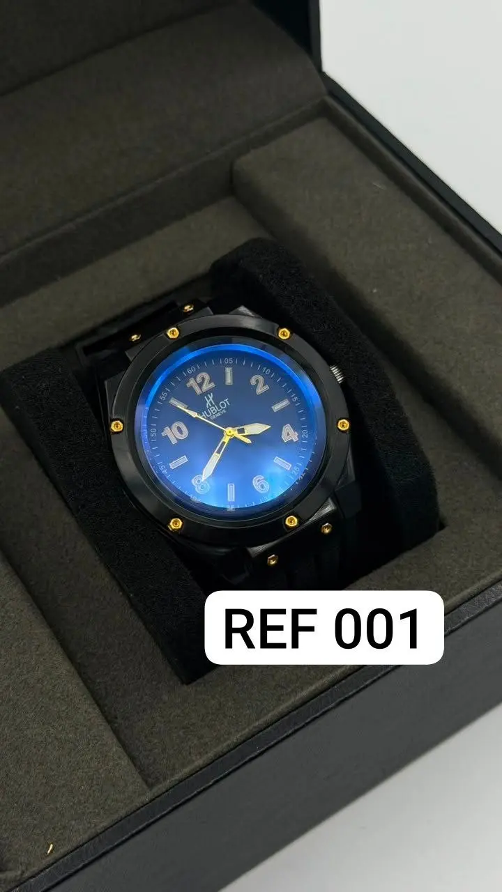Reloj de pulsera Hublot Plus con correa de silicona - Eleva tu estilo diario con elegancia y distinción