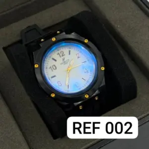 Reloj de pulsera Hublot Plus con correa de silicona - Eleva tu estilo diario con elegancia y distinción