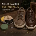 Set x2 Atelier Cera Nutritiva para Cuero con Aceites Naturales - Restaura el color y previene grietas en tus accesorios