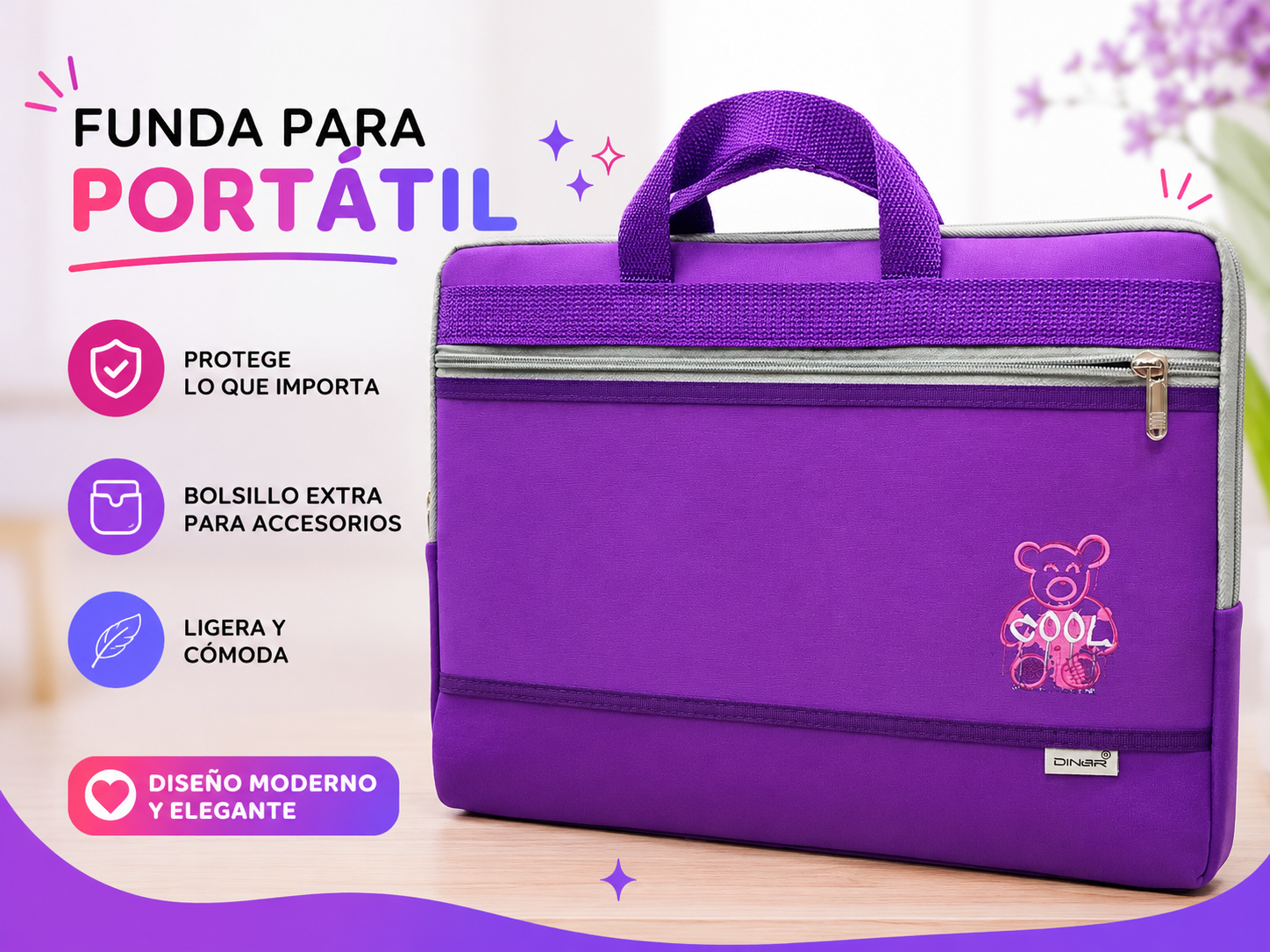 Funda Estuche Maletín para Portátil - Imagen 2