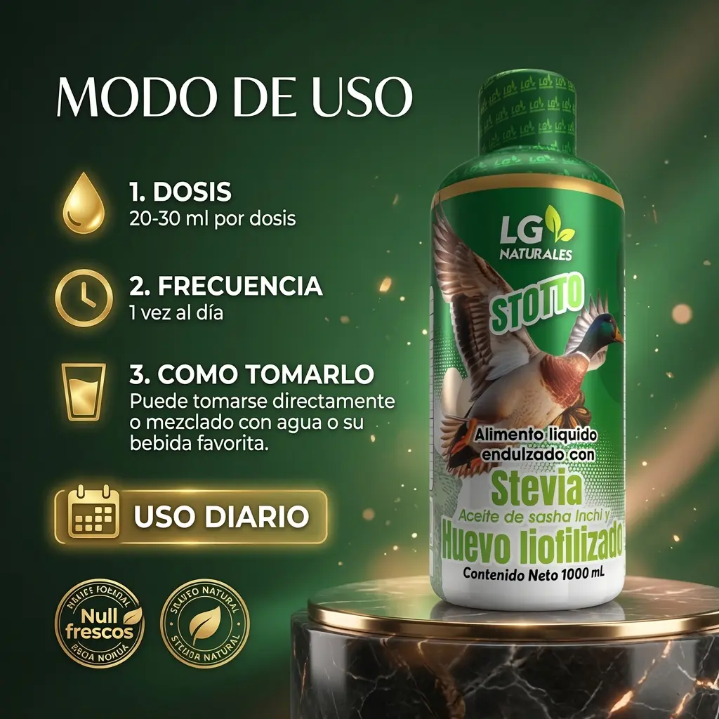 Set x2 Jarabe de huevo de pato liofilizado con Stevia y sacha inchi - Nutre tu bienestar diario con energía natural