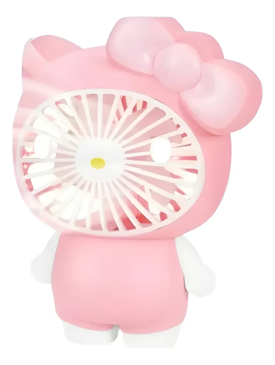 Diferentes colores y personajes del mini ventilador portátil para niños y jóvenes
