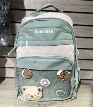 Morral para portátil de 15,6 pulgadas en poliéster - Protege tus dispositivos y organiza tus pertenencias diarias