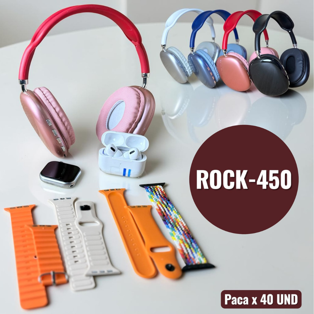 Reloj Kit 3 en 1 Rock-450