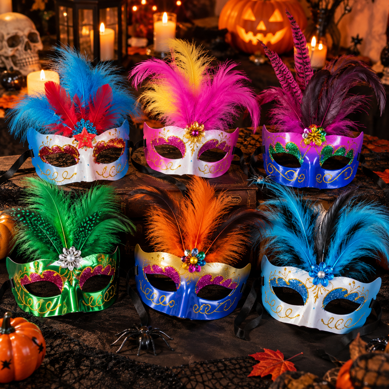 Set Antifaces X6 Halloween