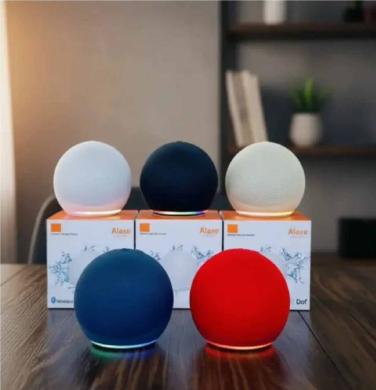 Parlante Inteligente Alexa Bluetooth Wi-Fi Esférico - Disfrutas sonido envolvente y control por voz