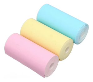Set x3 Papel termico adhesivo de colores para impresora portatil - Organiza tus apuntes con creatividad