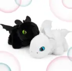 Manilla de peluche de Chimuelo ajustable - luce tu dragón favorito con estilo en cualquier lugar - Imagen 2