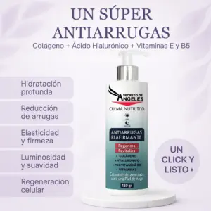 Set x2 crema antiarrugas más aceite reafirmante