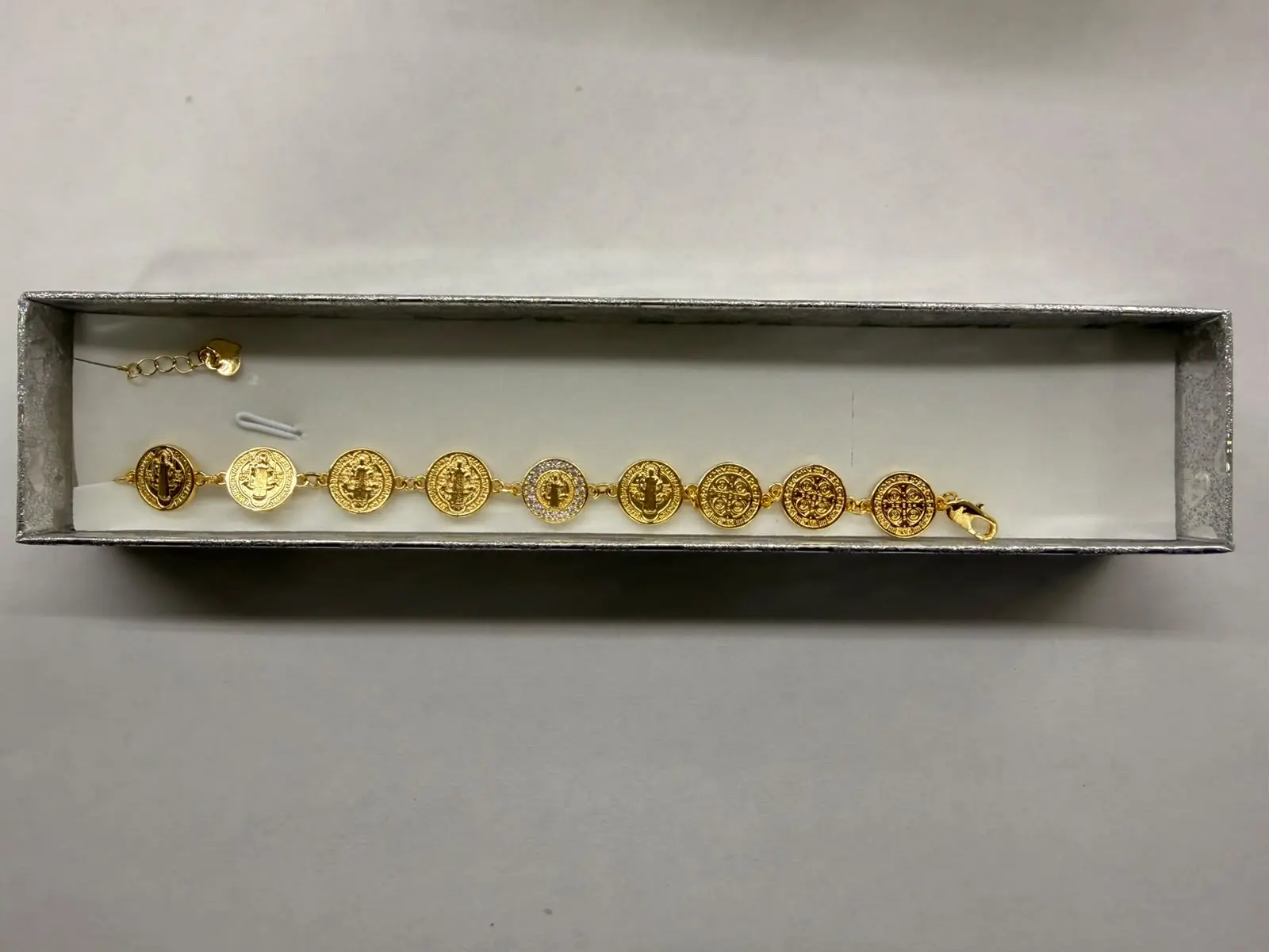 Pulsera San Benito Acero Inoxidable