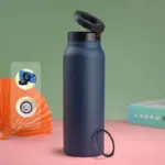 Termo trípode multifuncional de 700 ml con soporte para celular - Disfruta tus bebidas frías mientras visualizas contenido sin usar las manos - Imagen 3
