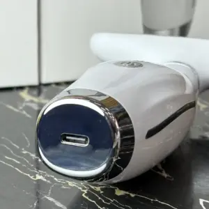 Dispositivo facial térmico con cabezal en forma de delfín y luces LED de tratamiento