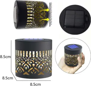 Lampara Mandala con Panel Solar Ttt
