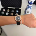 Reloj de pulsera para mujer con correa de caucho y fecha - realza tu estilo diario con elegancia y comodidad - Imagen 2