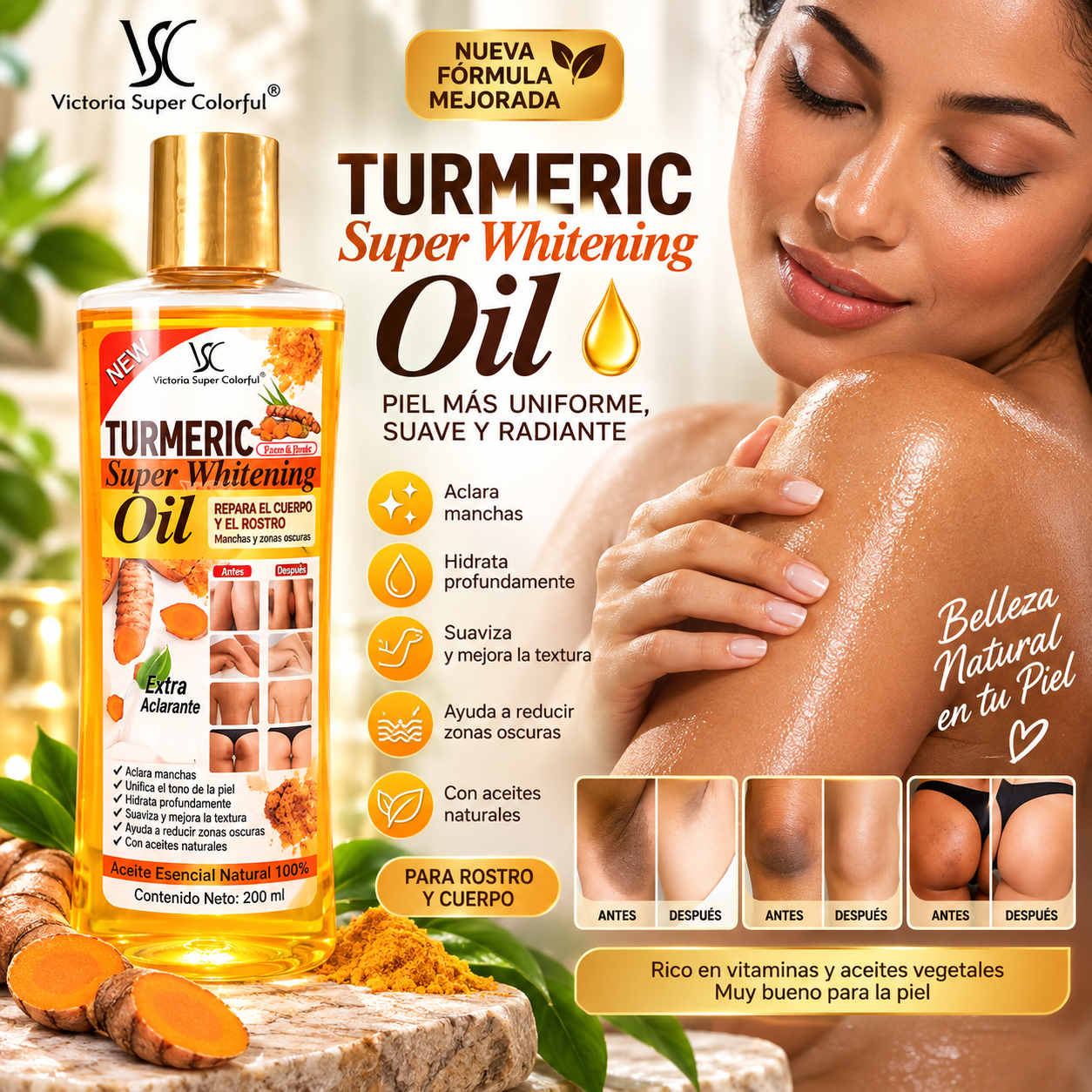Aceite de Curcuma-Hidratacion Profunda - Imagen 2
