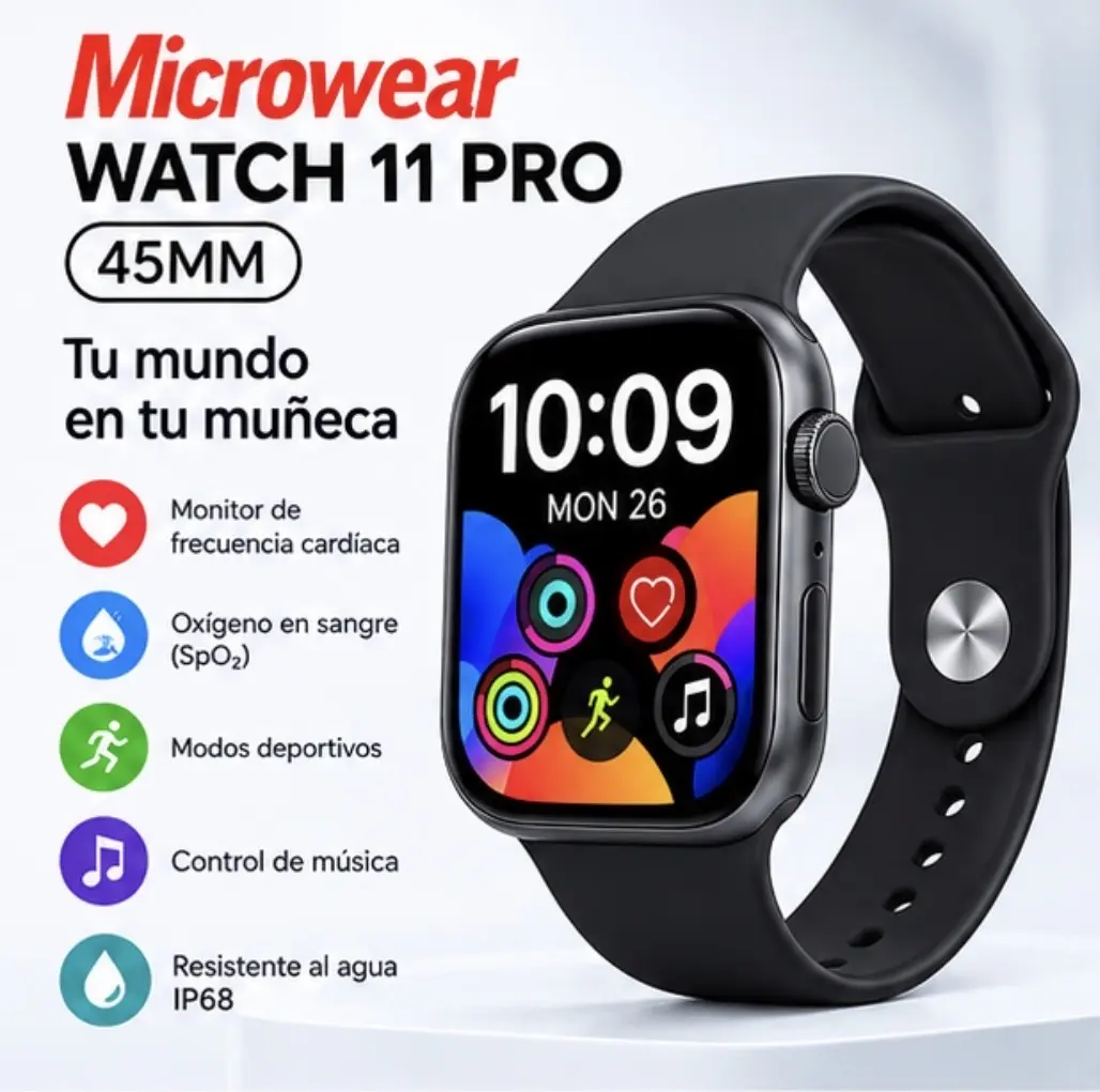 Reloj Smart Whatch Microwerar 11 Pro