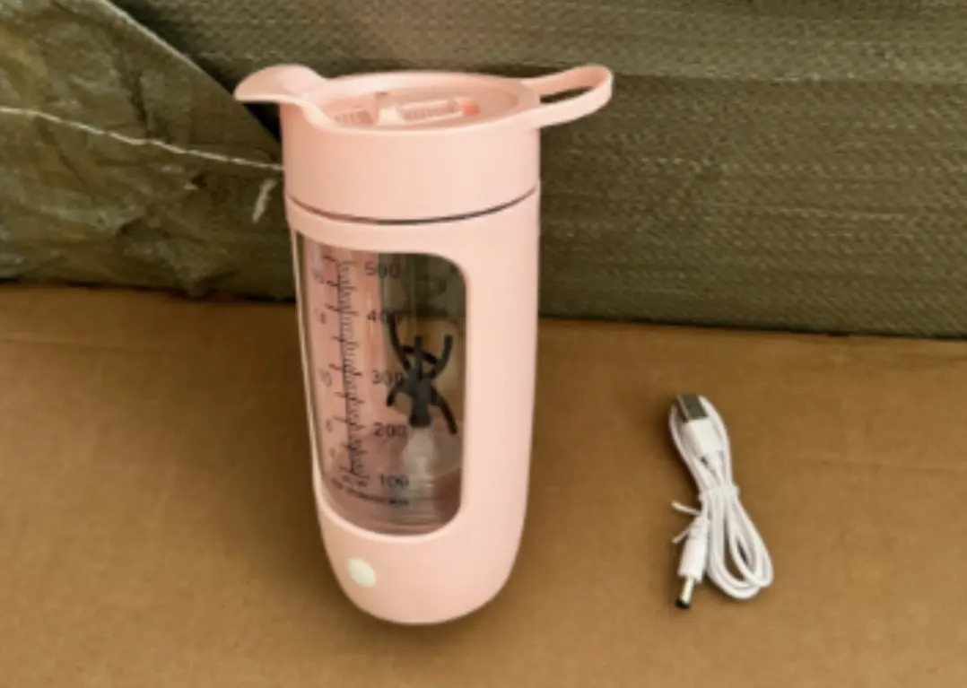Vaso Mezclador Shaker Electrico Portatil 650ml USB - Bate Proteinas