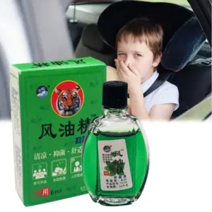 Set x4 Aceite Herbal Feng You Jing 6ml - Alivia picaduras de mosquitos mareos y dolor de cabeza