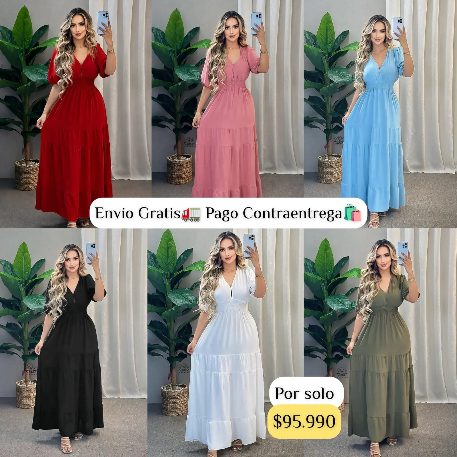 Vestido Elegante de Mangas