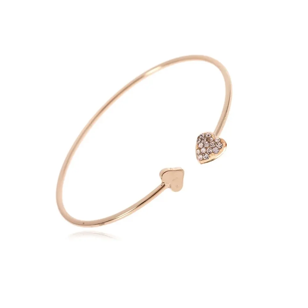 Pulsera Corazón Abierto Elegante Mujer