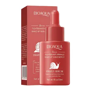 Set x3 Sérum Facial de Baba de Caracol Bioaqua 30 ml - Regenera e Hidrata