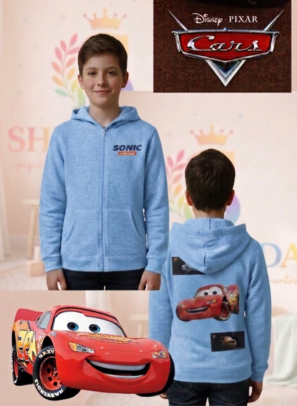Buso Abierto para Niño Cars