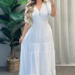 Vestido Elegante de Mangas - Imagen 3