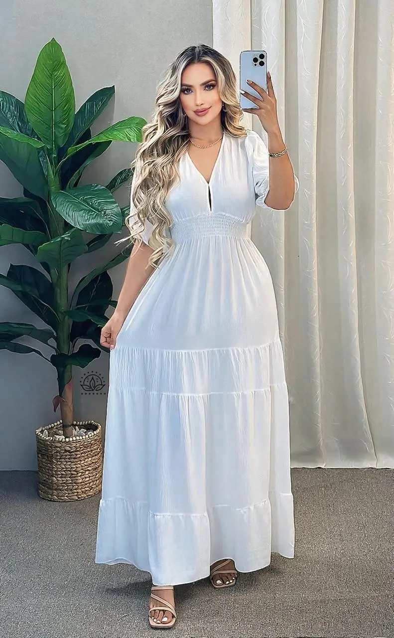 Vestido Elegante de Mangas