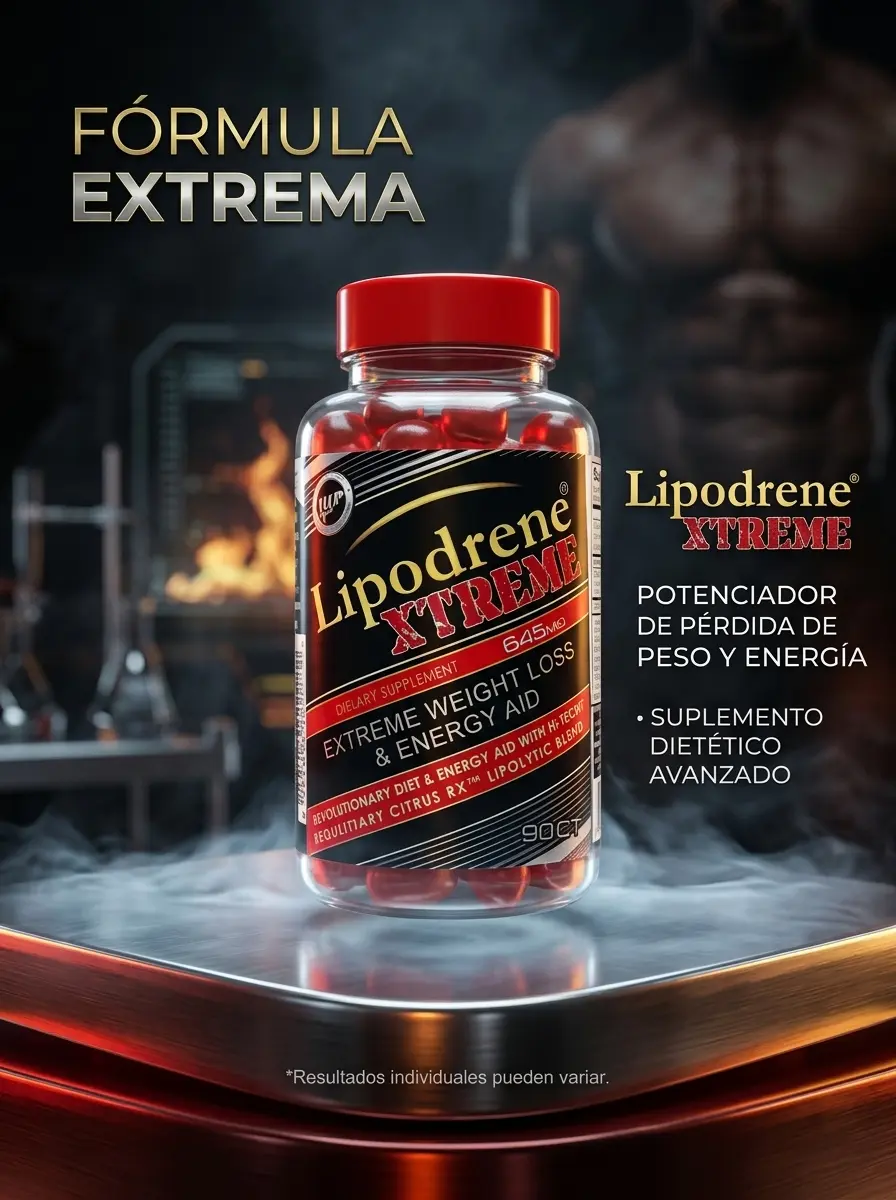 Lipodrene Xtreme Rojo - Imagen 3