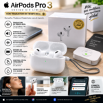 Audífonos Inalámbricos AirPods Pro 3 con Traducción Simultánea y Cancelación de Ruido - Disfrutas música y llamadas claras sin distracciones - Imagen 2