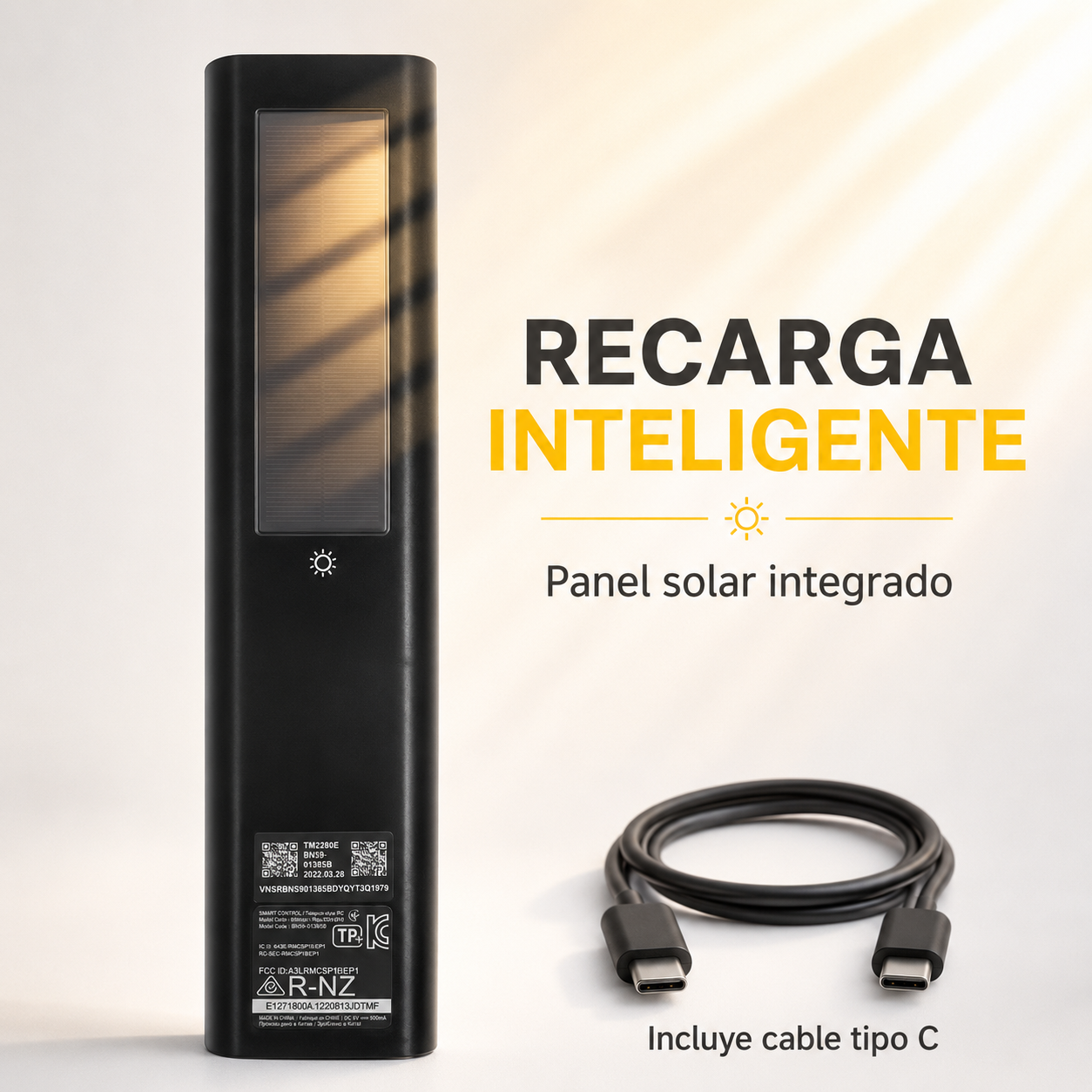 Control Remoto Samsung 8K Solar Por Voz - Imagen 3