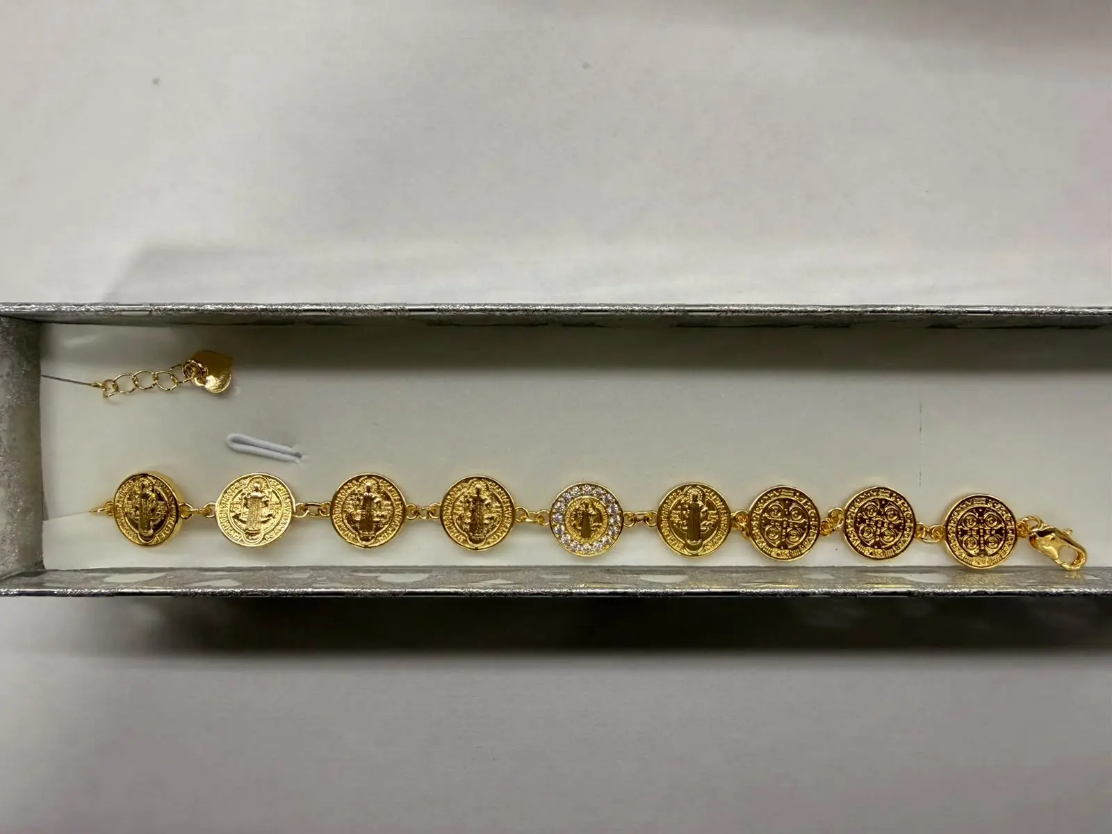 Pulsera San Benito Acero Inoxidable