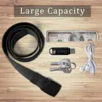 Set x2 Cinturón táctico con bolsillo secreto antirrobo - Protege tu dinero y documentos mientras viajas con total tranquilidad - Imagen 2