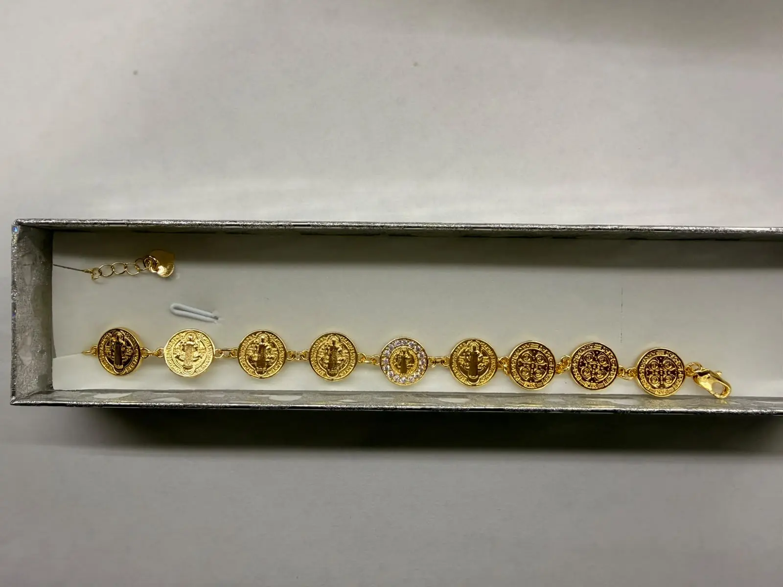 Pulsera San Benito Acero Inoxidable