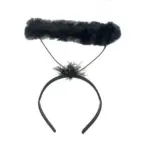 Diadema corona de ángel negro para disfraz gótico - Completa tu look de Halloween con comodidad