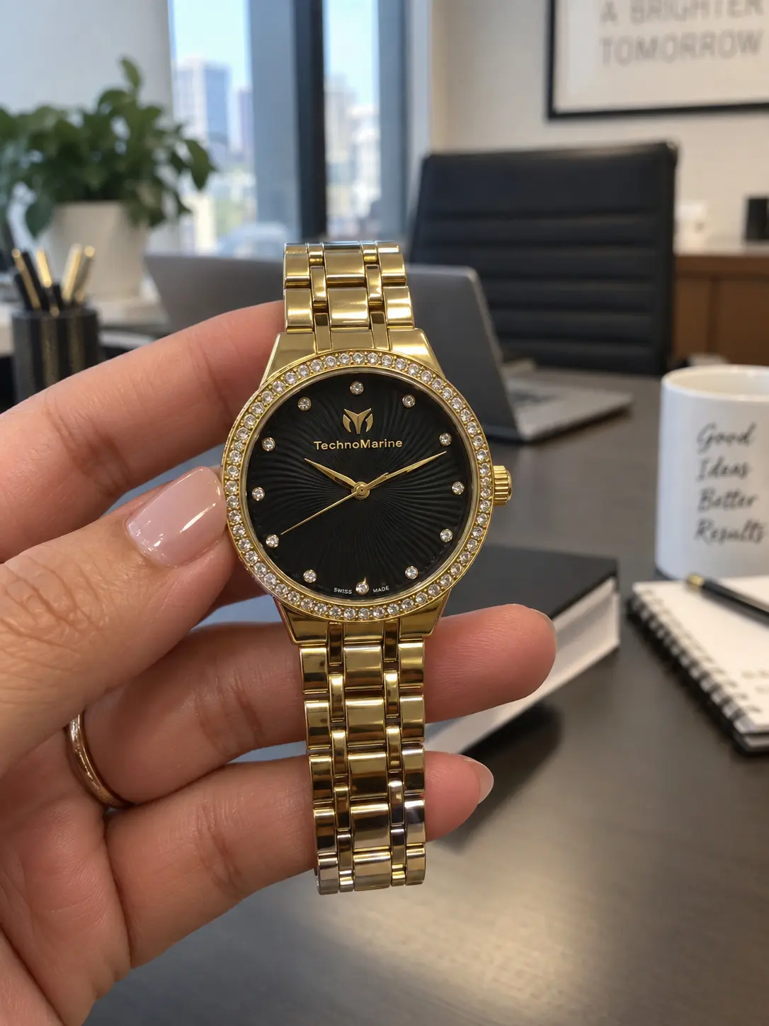 Reloj Technomarine de Acero Inoxidable para Dama - Realza tu elegancia en eventos formales