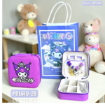 Kit de pulseras Kuromi con dijes infantiles y caja organizadora - Fomenta la creatividad mientras mantiene los accesorios ordenados - Imagen 3