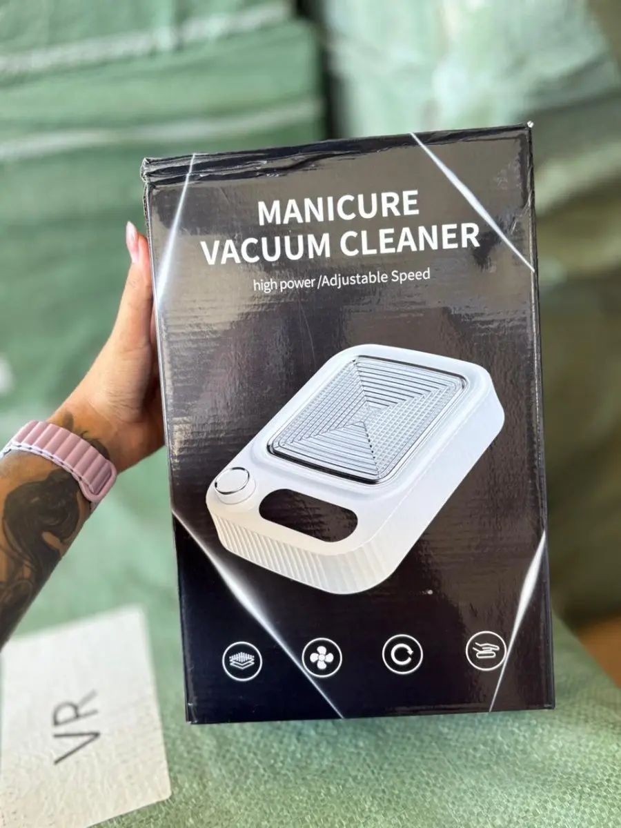 Aspiradora de uñas profesional con potencia ajustable - mantiene tu espacio libre de polvo