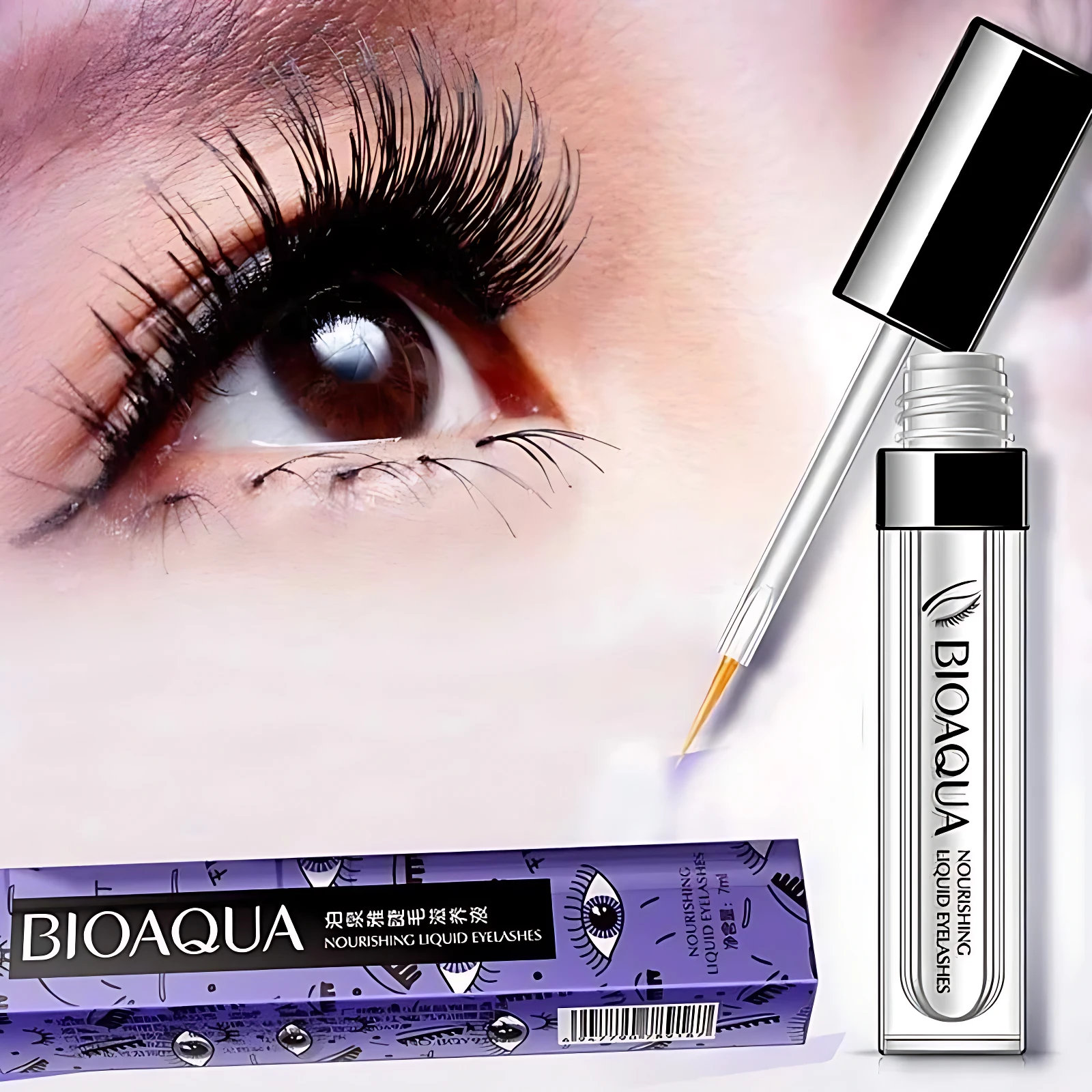 Set x2 Serum Alargador de Pestañas BIOAQUA - Nutre desde la Raíz a Diario