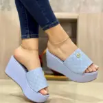Zapatos plataforma de cuero para mujer Hazul - Estilizas tu figura mientras caminas con comodidad todo el día - Imagen 3
