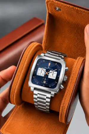 Set x2 Estuche Relojero Cilíndrico de Lujo - Protege sus relojes de rayones y golpes durante sus viajes