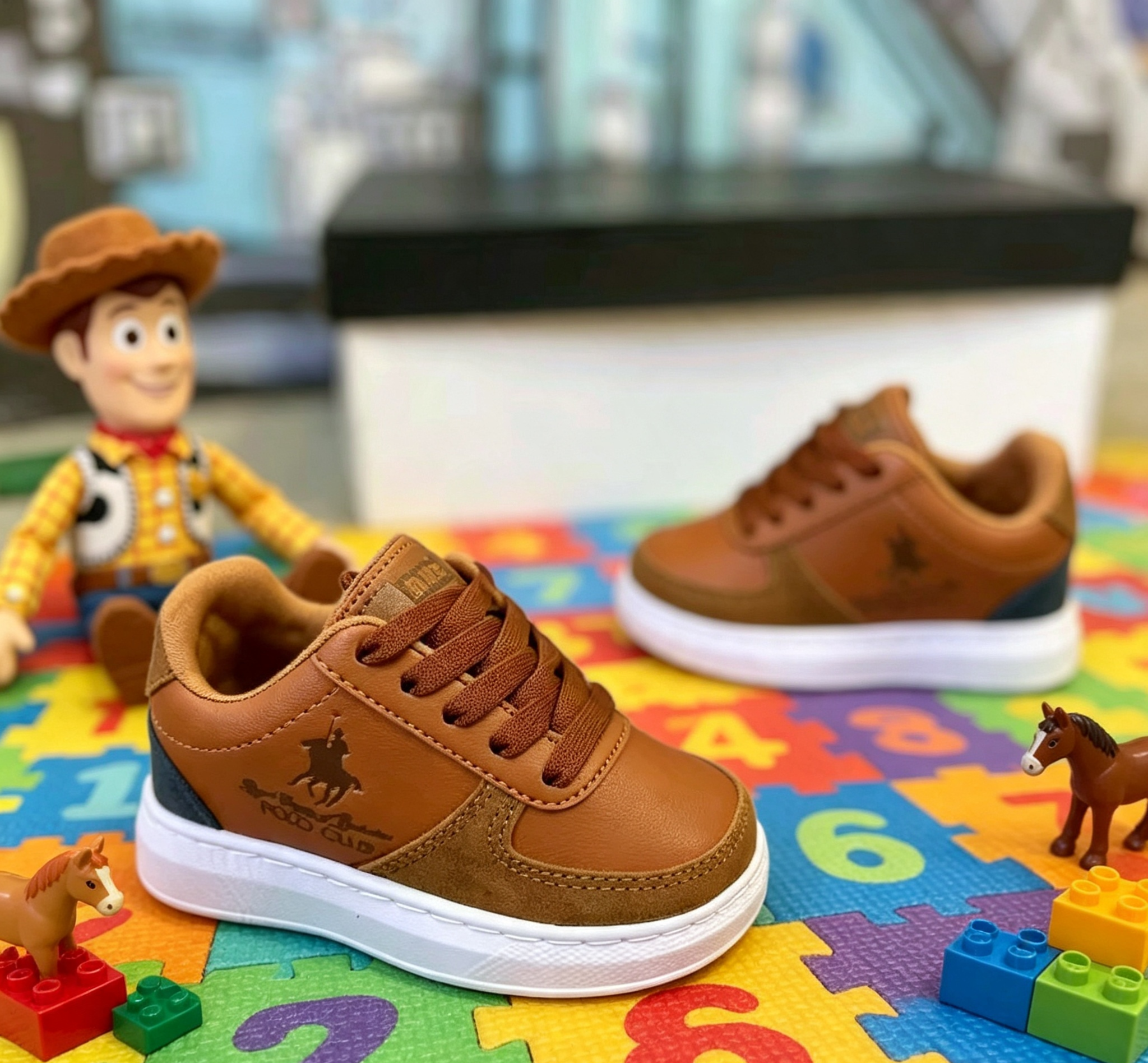 Zapatos tipo polo casual color miel para niño con suela liviana - Garantizan comodidad duradera durante las actividades diarias