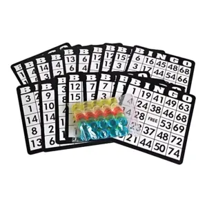 Set de Bingo Familiar con Jaula Giratoria y Cartones - Diversion en Casa